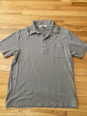 SWOBO XL Men's Short-Sleeve Polo Shirt - 100% Merino Wool Fawn